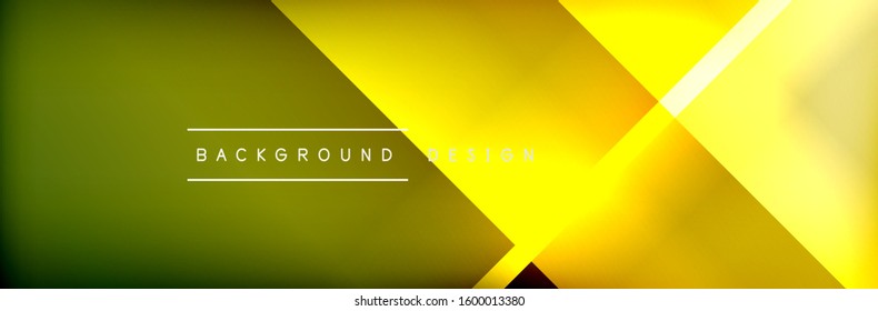 Abstract background - squares and lines composition created with lights and shadows. Technology or business digital template. Trendy simple fluid color gradient abstract background with dynamic