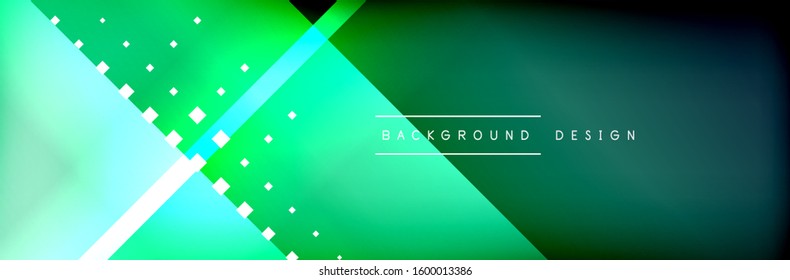 Abstract background - squares and lines composition created with lights and shadows. Technology or business digital template. Trendy simple fluid color gradient abstract background with dynamic
