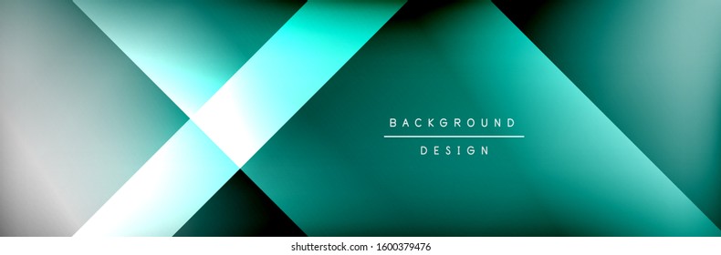 Abstract background - squares and lines composition created with lights and shadows. Technology or business digital template. Trendy simple fluid color gradient abstract background with dynamic