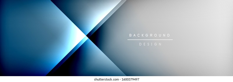 Abstract background - squares and lines composition created with lights and shadows. Technology or business digital template. Trendy simple fluid color gradient abstract background with dynamic