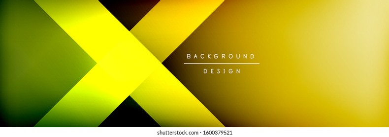 Abstract background - squares and lines composition created with lights and shadows. Technology or business digital template. Trendy simple fluid color gradient abstract background with dynamic