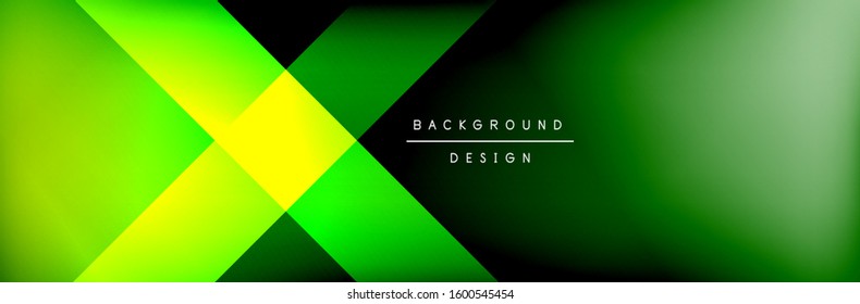 Abstract background - squares and lines composition created with lights and shadows. Technology or business digital template. Trendy simple fluid color gradient abstract background with dynamic