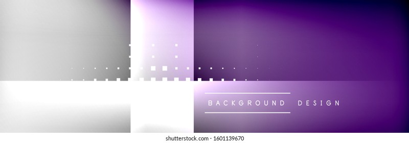 Abstract background - squares and lines composition created with lights and shadows. Technology or business digital template. Trendy simple fluid color gradient abstract background with dynamic