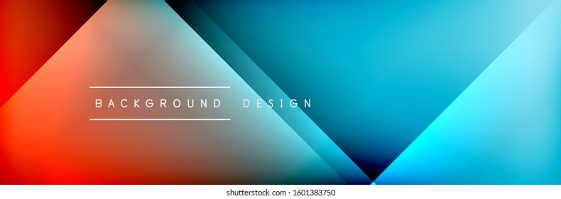 Abstract background - squares and lines composition created with lights and shadows. Technology or business digital template. Trendy simple fluid color gradient abstract background with dynamic