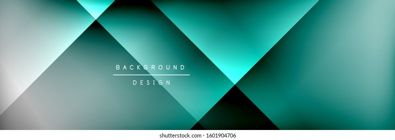 Abstract background - squares and lines composition created with lights and shadows. Technology or business digital template. Trendy simple fluid color gradient abstract background with dynamic