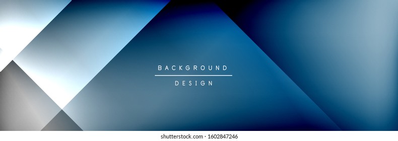 Abstract background - squares and lines composition created with lights and shadows. Technology or business digital template. Trendy simple fluid color gradient abstract background with dynamic