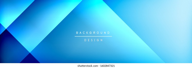 Abstract background - squares and lines composition created with lights and shadows. Technology or business digital template. Trendy simple fluid color gradient abstract background with dynamic