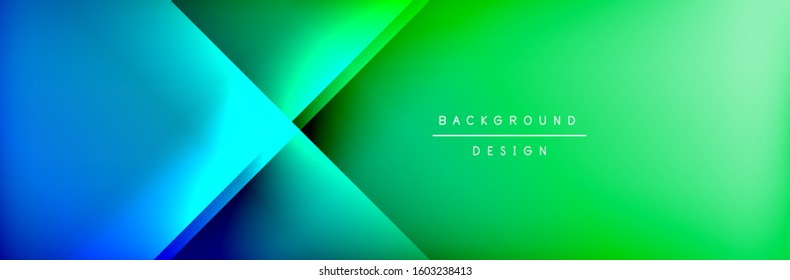 Abstract background - squares and lines composition created with lights and shadows. Technology or business digital template. Trendy simple fluid color gradient abstract background with dynamic