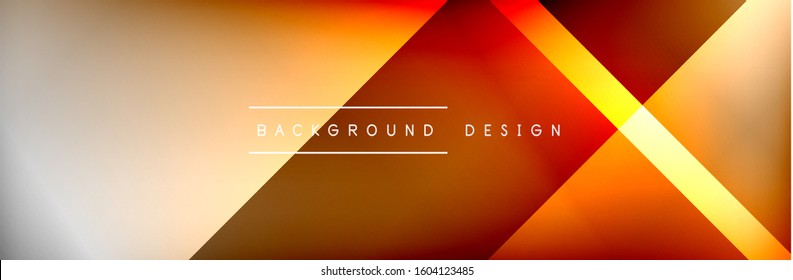 Abstract background - squares and lines composition created with lights and shadows. Technology or business digital template. Trendy simple fluid color gradient abstract background with dynamic