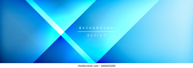 Abstract background - squares and lines composition created with lights and shadows. Technology or business digital template. Trendy simple fluid color gradient abstract background with dynamic