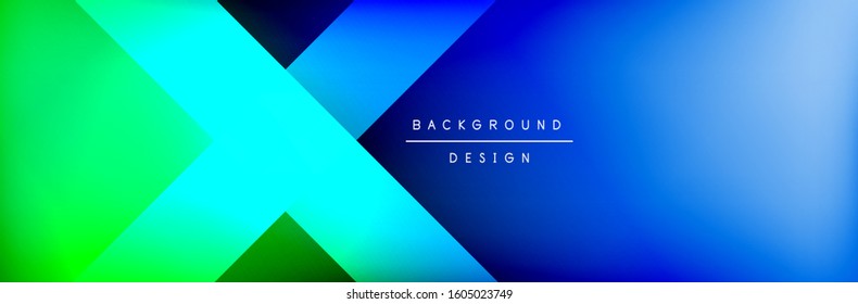 Abstract background - squares and lines composition created with lights and shadows. Technology or business digital template. Trendy simple fluid color gradient abstract background with dynamic