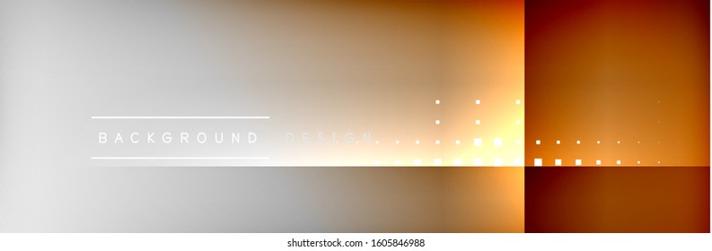 Abstract background - squares and lines composition created with lights and shadows. Technology or business digital template. Trendy simple fluid color gradient abstract background with dynamic