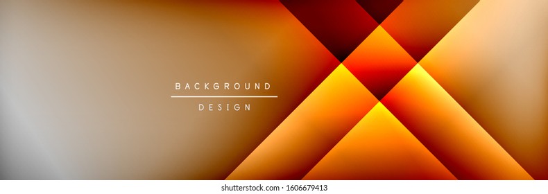 Abstract background - squares and lines composition created with lights and shadows. Technology or business digital template. Trendy simple fluid color gradient abstract background with dynamic