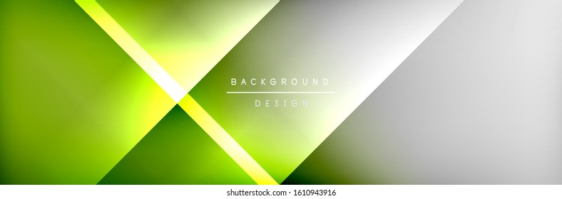 Abstract background - squares and lines composition created with lights and shadows. Technology or business digital template. Trendy simple fluid color gradient abstract background with dynamic