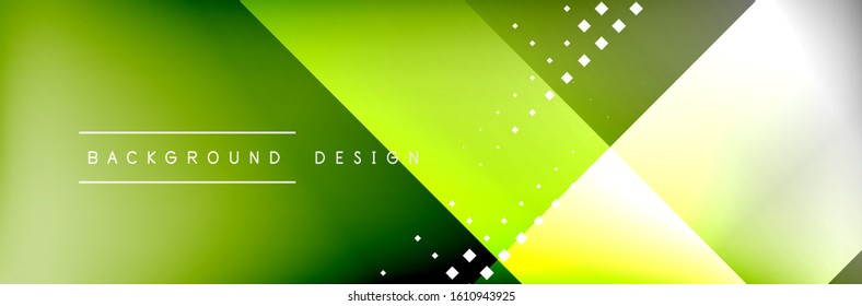 Abstract background - squares and lines composition created with lights and shadows. Technology or business digital template. Trendy simple fluid color gradient abstract background with dynamic