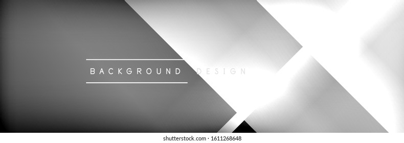 Abstract background - squares and lines composition created with lights and shadows. Technology or business digital template. Trendy simple fluid color gradient abstract background with dynamic