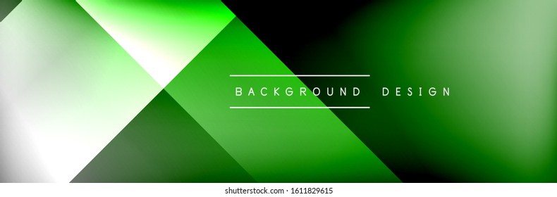 Abstract background - squares and lines composition created with lights and shadows. Technology or business digital template. Trendy simple fluid color gradient abstract background with dynamic