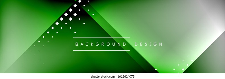 Abstract background - squares and lines composition created with lights and shadows. Technology or business digital template. Trendy simple fluid color gradient abstract background with dynamic