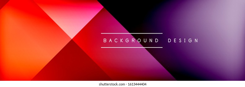 Abstract background - squares and lines composition created with lights and shadows. Technology or business digital template. Trendy simple fluid color gradient abstract background with dynamic