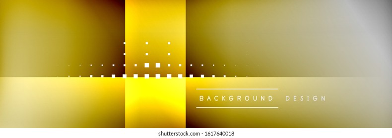 Abstract background - squares and lines composition created with lights and shadows. Technology or business digital template. Trendy simple fluid color gradient abstract background with dynamic