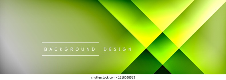 Abstract background - squares and lines composition created with lights and shadows. Technology or business digital template. Trendy simple fluid color gradient abstract background with dynamic