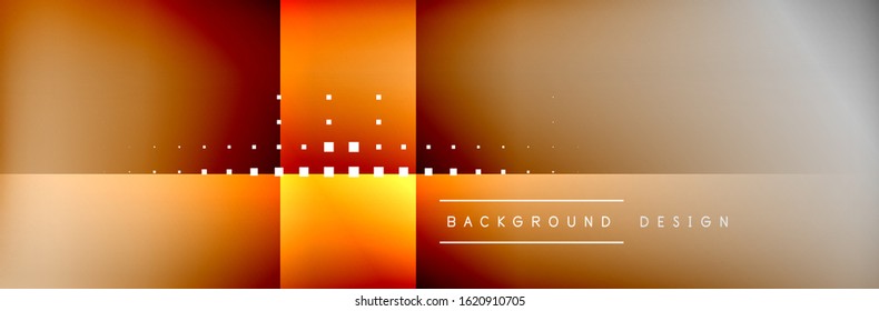 Abstract background - squares and lines composition created with lights and shadows. Technology or business digital template. Trendy simple fluid color gradient abstract background with dynamic
