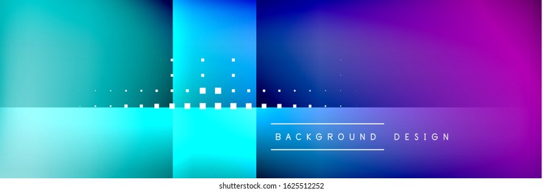 Abstract background - squares and lines composition created with lights and shadows. Technology or business digital template. Trendy simple fluid color gradient abstract background with dynamic