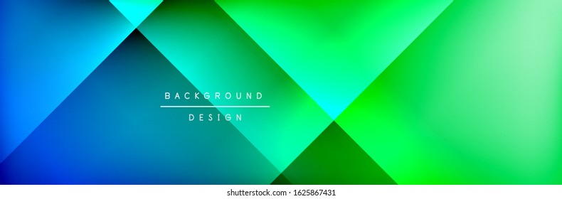 Abstract background - squares and lines composition created with lights and shadows. Technology or business digital template. Trendy simple fluid color gradient abstract background with dynamic