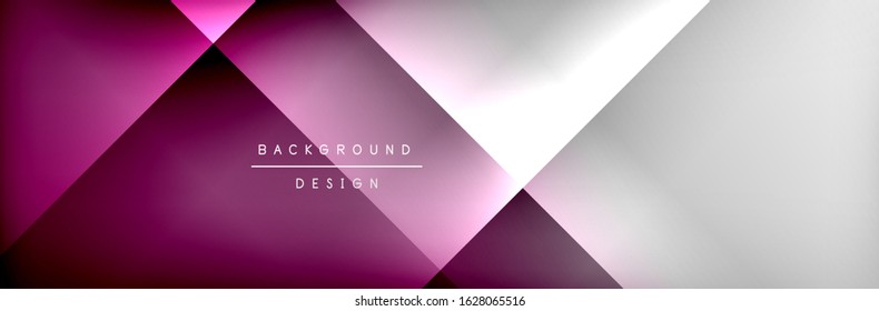 Abstrakter Hintergrund - Quadrate und Linien-Komposition mit Licht und Schatten. Digital-Vorlage für Technologie oder Unternehmen. Trendy, einfache FarbFarbverlauf-abstrakter Hintergrund mit dynamischem Hintergrund