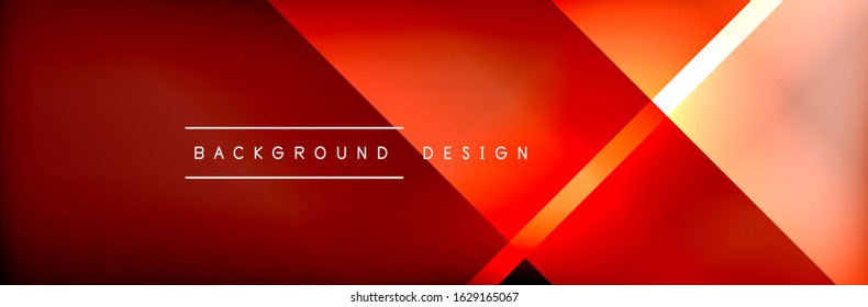 Abstract background - squares and lines composition created with lights and shadows. Technology or business digital template. Trendy simple fluid color gradient abstract background with dynamic