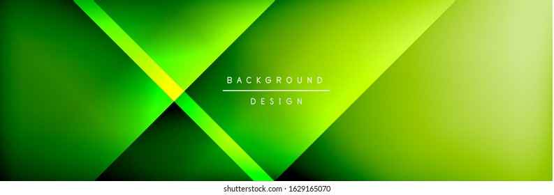 Abstract background - squares and lines composition created with lights and shadows. Technology or business digital template. Trendy simple fluid color gradient abstract background with dynamic