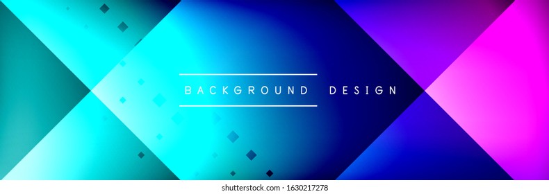 Fondo abstracto - composición de cuadrados y líneas con luces y sombras. Tecnología o plantilla digital de negocios. Fondo abstracto de degradado de color de fluido simple y a la moda con fondo dinámico