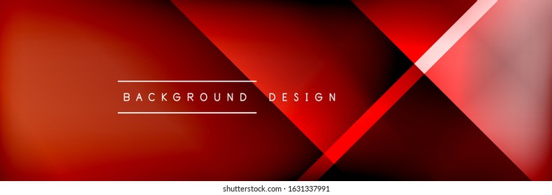 Abstract background - squares and lines composition created with lights and shadows. Technology or business digital template. Trendy simple fluid color gradient abstract background with dynamic