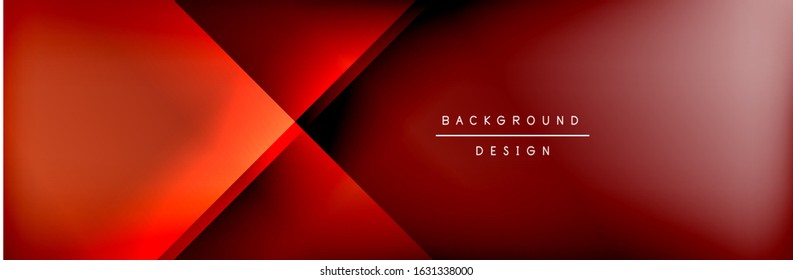 Abstract background - squares and lines composition created with lights and shadows. Technology or business digital template. Trendy simple fluid color gradient abstract background with dynamic