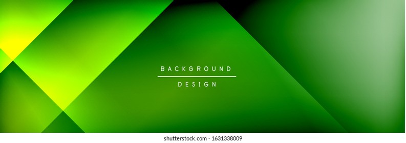 Abstract background - squares and lines composition created with lights and shadows. Technology or business digital template. Trendy simple fluid color gradient abstract background with dynamic