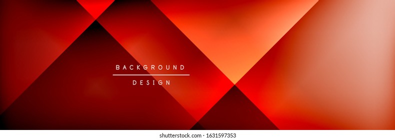 Abstract background - squares and lines composition created with lights and shadows. Technology or business digital template. Trendy simple fluid color gradient abstract background with dynamic