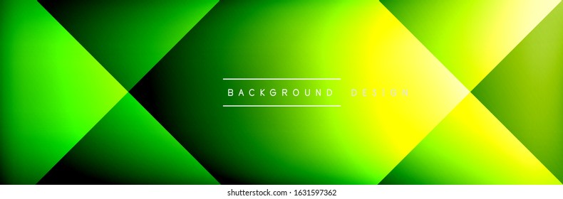 Abstract background - squares and lines composition created with lights and shadows. Technology or business digital template. Trendy simple fluid color gradient abstract background with dynamic