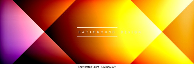Fondo abstracto - composición de cuadrados y líneas con luces y sombras. Tecnología o plantilla digital de negocios. Fondo abstracto de degradado de color de fluido simple y a la moda con fondo dinámico