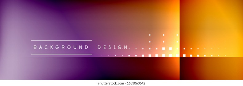 Abstract background - squares and lines composition created with lights and shadows. Technology or business digital template. Trendy simple fluid color gradient abstract background with dynamic