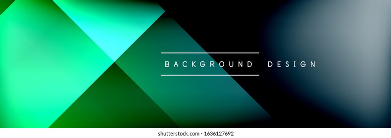 Abstract background - squares and lines composition created with lights and shadows. Technology or business digital template. Trendy simple fluid color gradient abstract background with dynamic