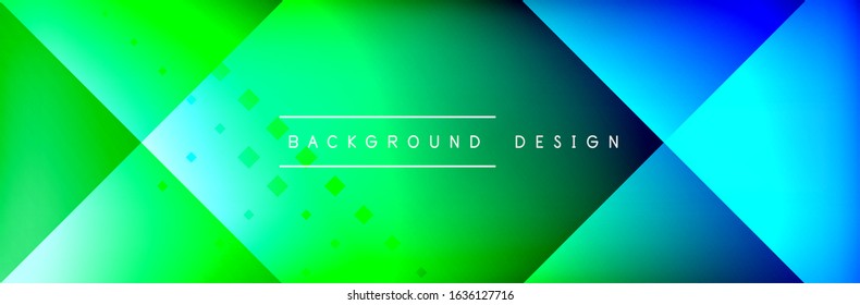 Abstract background - squares and lines composition created with lights and shadows. Technology or business digital template. Trendy simple fluid color gradient abstract background with dynamic