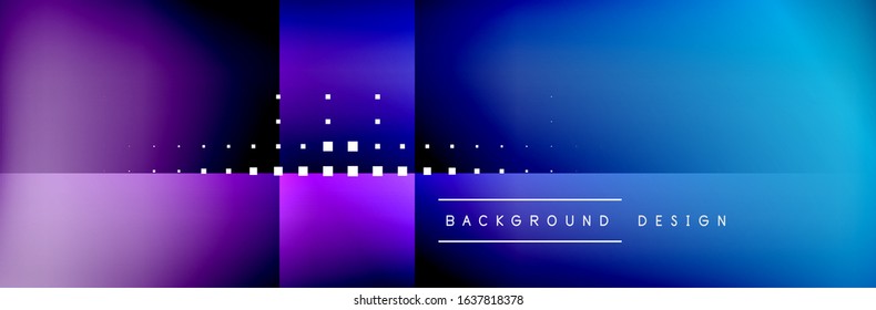 Abstract background - squares and lines composition created with lights and shadows. Technology or business digital template. Trendy simple fluid color gradient abstract background with dynamic