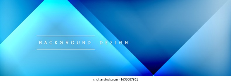 Abstract background - squares and lines composition created with lights and shadows. Technology or business digital template. Trendy simple fluid color gradient abstract background with dynamic