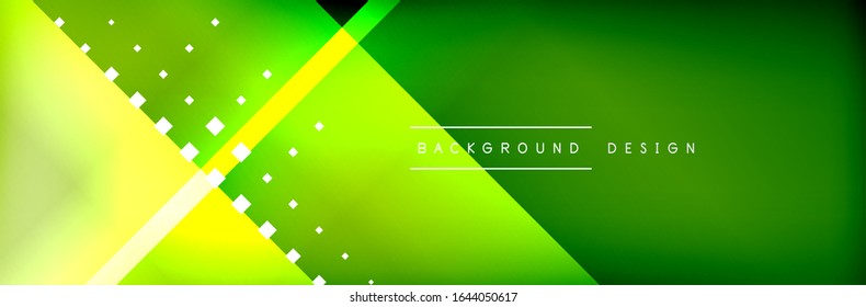 Abstract background - squares and lines composition created with lights and shadows. Technology or business digital template. Trendy simple fluid color gradient abstract background with dynamic