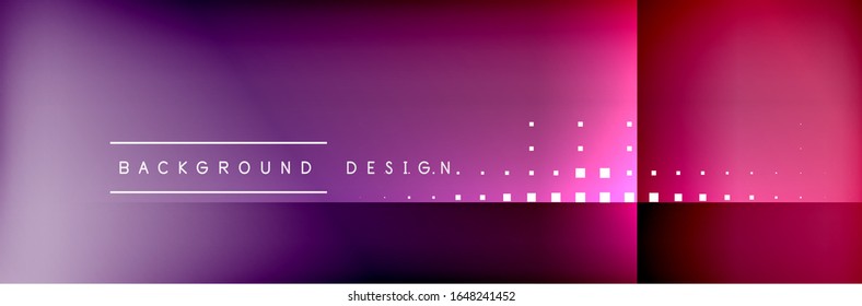 Abstract background - squares and lines composition created with lights and shadows. Technology or business digital template. Trendy simple fluid color gradient abstract background with dynamic