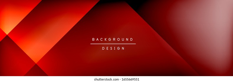 Abstract background - squares and lines composition created with lights and shadows. Technology or business digital template. Trendy simple fluid color gradient abstract background with dynamic