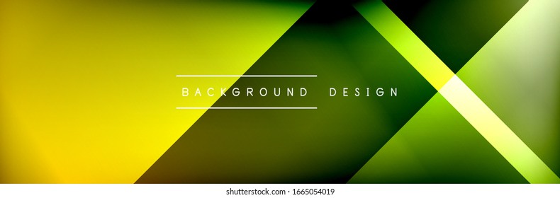 Abstract background - squares and lines composition created with lights and shadows. Technology or business digital template. Trendy simple fluid color gradient abstract background with dynamic