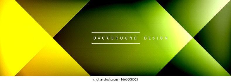 Abstract background - squares and lines composition created with lights and shadows. Technology or business digital template. Trendy simple fluid color gradient abstract background with dynamic