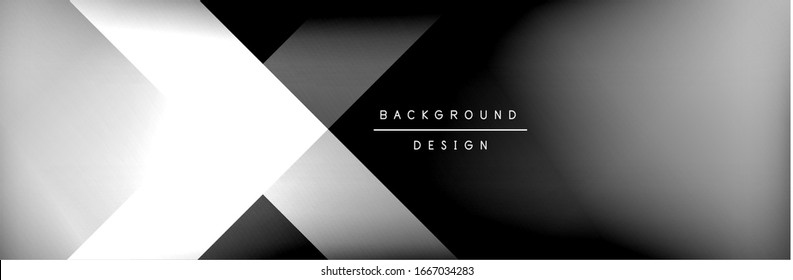 Abstract background - squares and lines composition created with lights and shadows. Technology or business digital template. Trendy simple fluid color gradient abstract background with dynamic