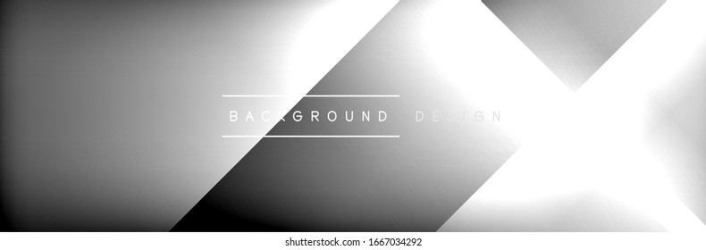 Abstract background - squares and lines composition created with lights and shadows. Technology or business digital template. Trendy simple fluid color gradient abstract background with dynamic